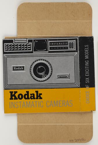 Cigarette Packet - Kodak Australasia Pty Ltd, 'Kodak Instamatic Cameras', 1963 - 1966