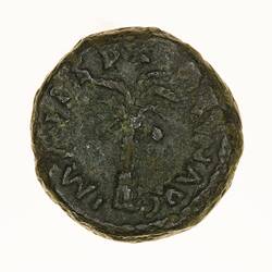 Coin - Quadrans, Emperor Vespasian, Ancient Roman Empire, 71-73 AD - Obverse