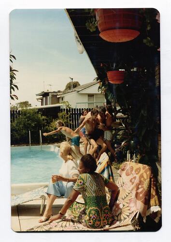 Photograph - Sylvia Motherwell, Pool Party, Sydney, circa 1970s