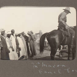 Photograph - 'Mr Mason', Camel Corps, World War I, 1915-1917