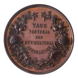 Medal - Yass Pastoral and Agricultural Association Prize, c1870