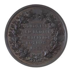 Medal - Colonial and Indian Exhibition Prize, London, 1886 AD