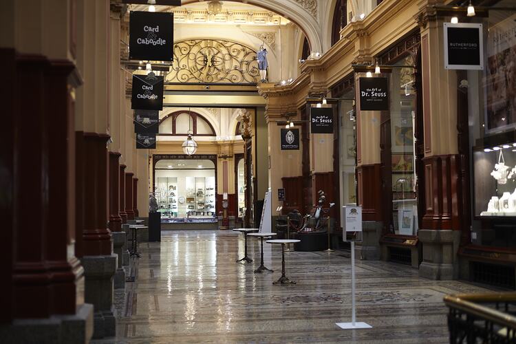 Block Arcade, Collins Street, Mebourne, 10 Aug 2020