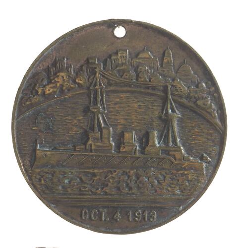 Medal - First Visit of the Commonwealth Fleet to Sydney, 1913 AD