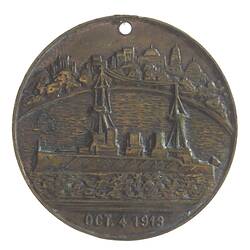 Medal - First Visit of the Commonwealth Fleet to Sydney, New South Wales, Australia, 1913