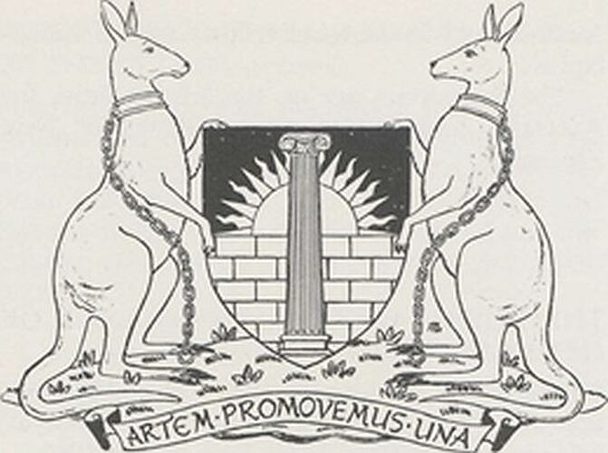 Royal Australian Institute of Architects logo circa 1930
