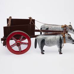 Agricultural Model - Cart & Bullocks, Domenico Annetta, Melbourne, circa 1994