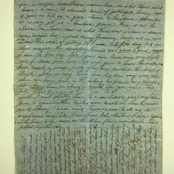 HT 57196, Letter - Henry Giles To Family, England From Creswick's Creek, Victoria, 3 Dec 1854 (MIGRATION), Document, Registered