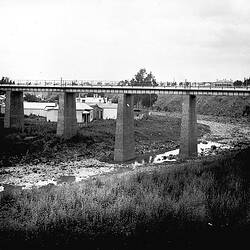 Negative - Railway Bridge over Merri Creek, Clifton Hill, Victoria, Nov 1892