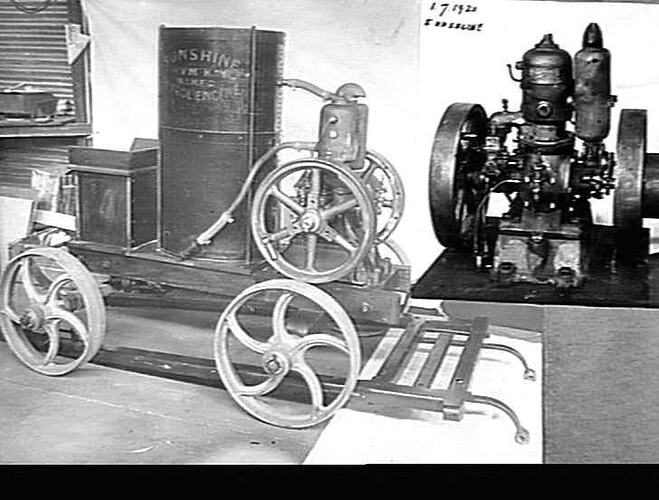 5 H.P. SUNSHINE PETROL ENGINE, 1/12/1919