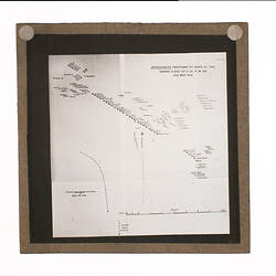 Lantern Slide - Approximate Positions of Ships of the Grand Fleet