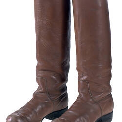 Boots - Prue Acton, Tan Leather, 1970-1990