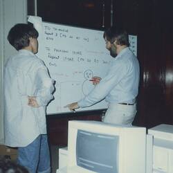 Digital Photograph - Computation, Sunrise School, Melbourne Museum, Russell Street, 1989