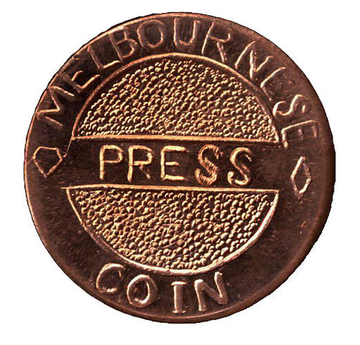 [NU 28316] Medal - Melbournese Jewellers' Press Coin, Australia, 1996 (AD) (MEDALS)