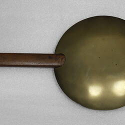 Detail of pendulum weight.