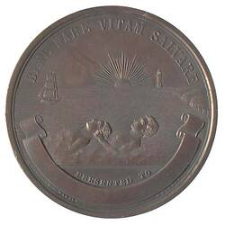 Medal - Royal Humane Society of Australasia, Swimming Proficiency, Victoria, Australia, 1874