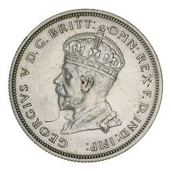 Proof Coin - Florin (2 Shillings), Opening of Parliament House, Canberra Florin, Australia, 1927