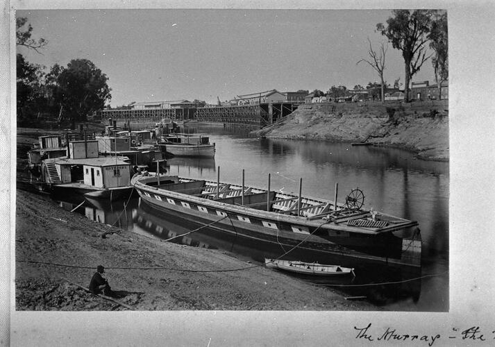 Echuca and Surroundings. The Murray - "The River's Down"