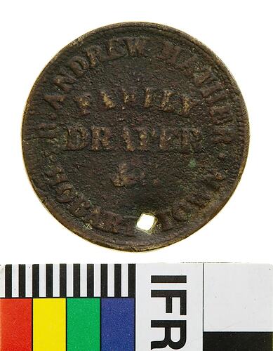 R. Andrew Mather Cast Trade Token Penny