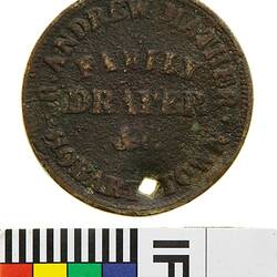R. Andrew Mather Cast Trade Token Penny