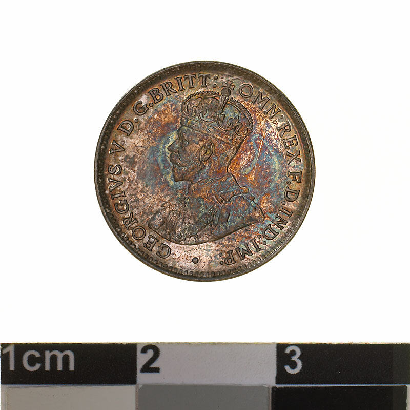Specimen Coin Threepence, Australia, 1918