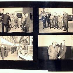 Proof Sheet - Massey Ferguson, Official Opening of the Sunshine Foundry by Premier Bolte, Sunshine, Victoria, 1967