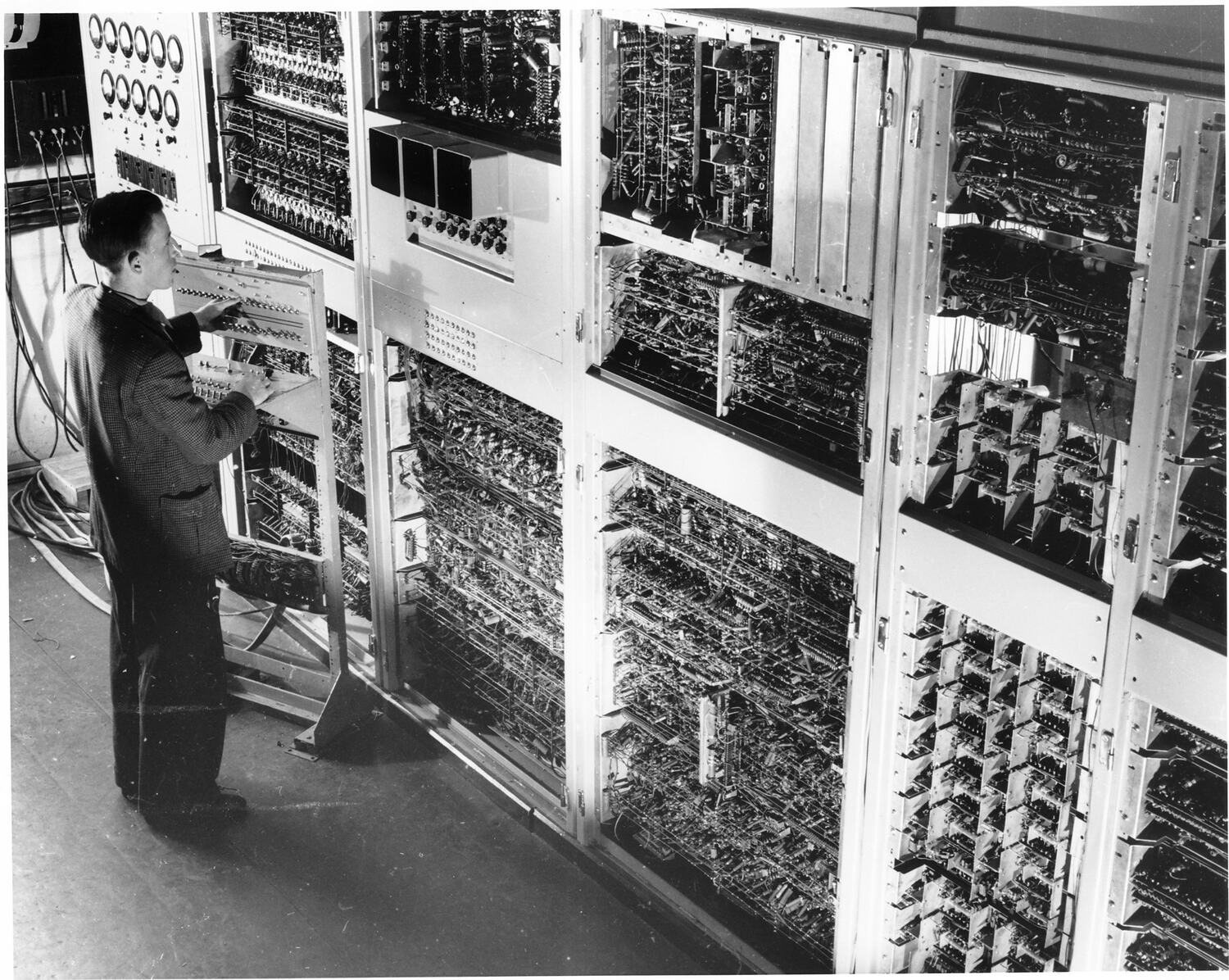Photograph - CSIRAC Computer, CSIRO Radiophysics Laboratory Sydney, 6 ...