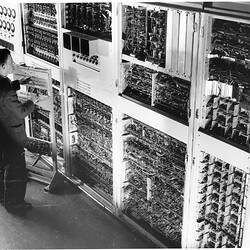 Photograph - CSIRAC Computer, CSIRO Radiophysics Laboratory Sydney, 6 June, 1952
