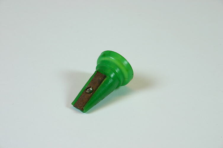 Pencil Sharpener - Green Plastic