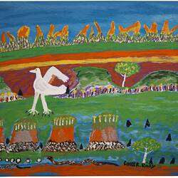 Tapestry - 'Ngak Ngak in Limmen Bight Country', Victorian Tapestry Workshop, 2001