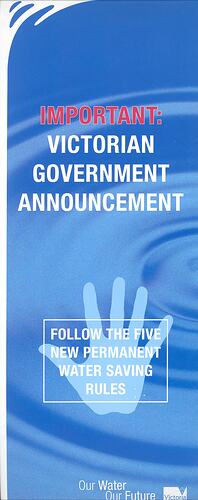 Envelope - 'Important: Victorian Government Announcement', Victorian Government, 2004