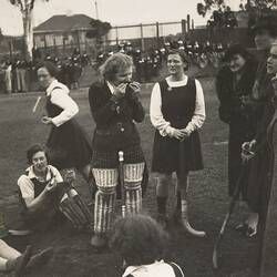 Female Teachers Hockey Match, Melbourne Girls Grammar School, South Yarra, 1939