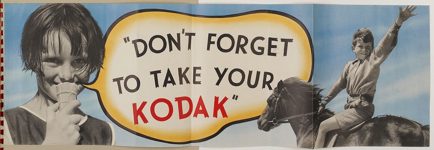 Poster - 'Don't Forget to Take Your Kodak', 1930s