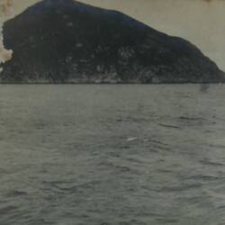 Rodondo Island, 1150 ft. high (taken from s.s. 'Despatch'