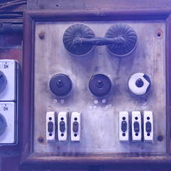 Switchboard - Marble Faced, Spotswood Sewerage Pumping Station, Victoria, circa 1897-1918