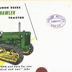 John Deere Model 420 Crawler Tractor
