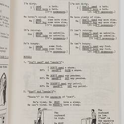 Booklet - Learning English Lesson Book E, 1960s