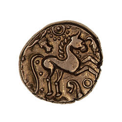 Coin - Stater, Tasciovanus, Catuvellauni, Ancient Britain, 20 BC-10 AD