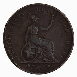 Coin - Farthing, William IV, Great Britain, 1831 (Reverse)