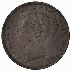 Coin - Shilling, Queen Victoria Great Britain, 1885 (Obverse)