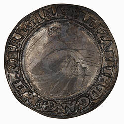 Coin - Shilling, Elizabeth I, England, Great Britain, 1560-1561 (Obverse)