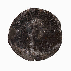 Coin - Penny, Charles I, Great Britain,  circa 1639 (Reverse)