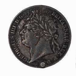 Coin - Groat, George IV, Great Britain, 1824 (Obverse)