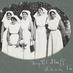 Digital Image - World War I, Group Portrait of Nurses, Egypt, 1914-1917