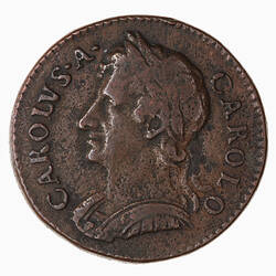 Coin - Farthing, Charles II, Great Britain, 1674 (Obverse)