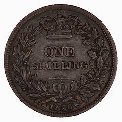 Coin - Shilling, William IV, Great Britain, 1836 (Reverse)