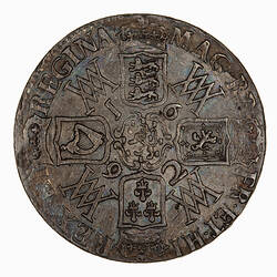 Coin - Crown 5 Shillings, William and Mary, Great Britain, 1692 (Reverse)