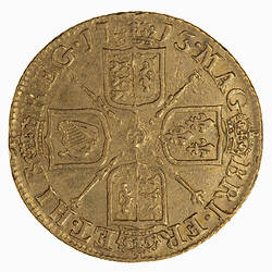 Coin - Guinea, Queen Anne, Great Britain, 1713 (Reverse)