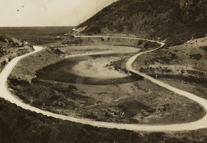 Photograph - Coastal Landscape, Mouth of St. George River, The Great Ocean Road, Lorne District, Victoria, 1930s