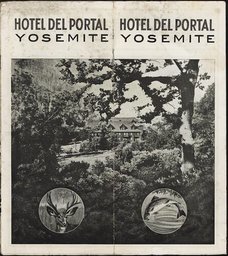 Booklet - 'Hotel Del Portal, Yosemite'